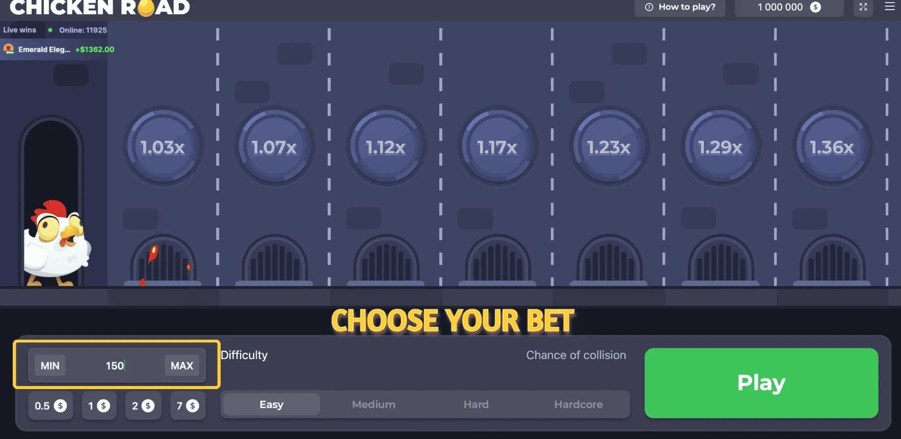 Chicken Road - Passo 1 Chicken Road - Passo 1